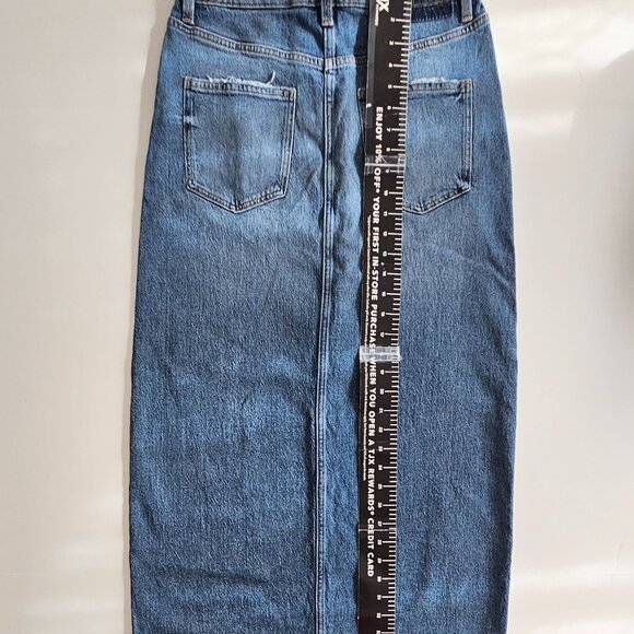 ZARA DENIM SKIRT - Picture 10 of 11